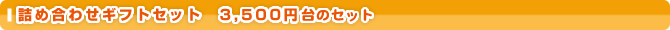 �l�ߍ��킹�M�t�g�Z�b�g�@3,500�~�̃Z�b�g