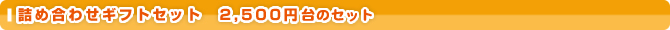 �l�ߍ��킹�M�t�g�Z�b�g�@2,500�~�̃Z�b�g
