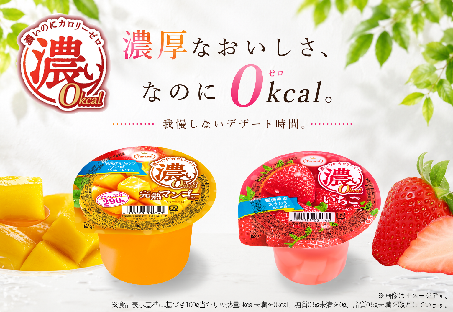 濃い0kcalシリーズ 【フルーツゼリーの通販サイト】たらみ公式